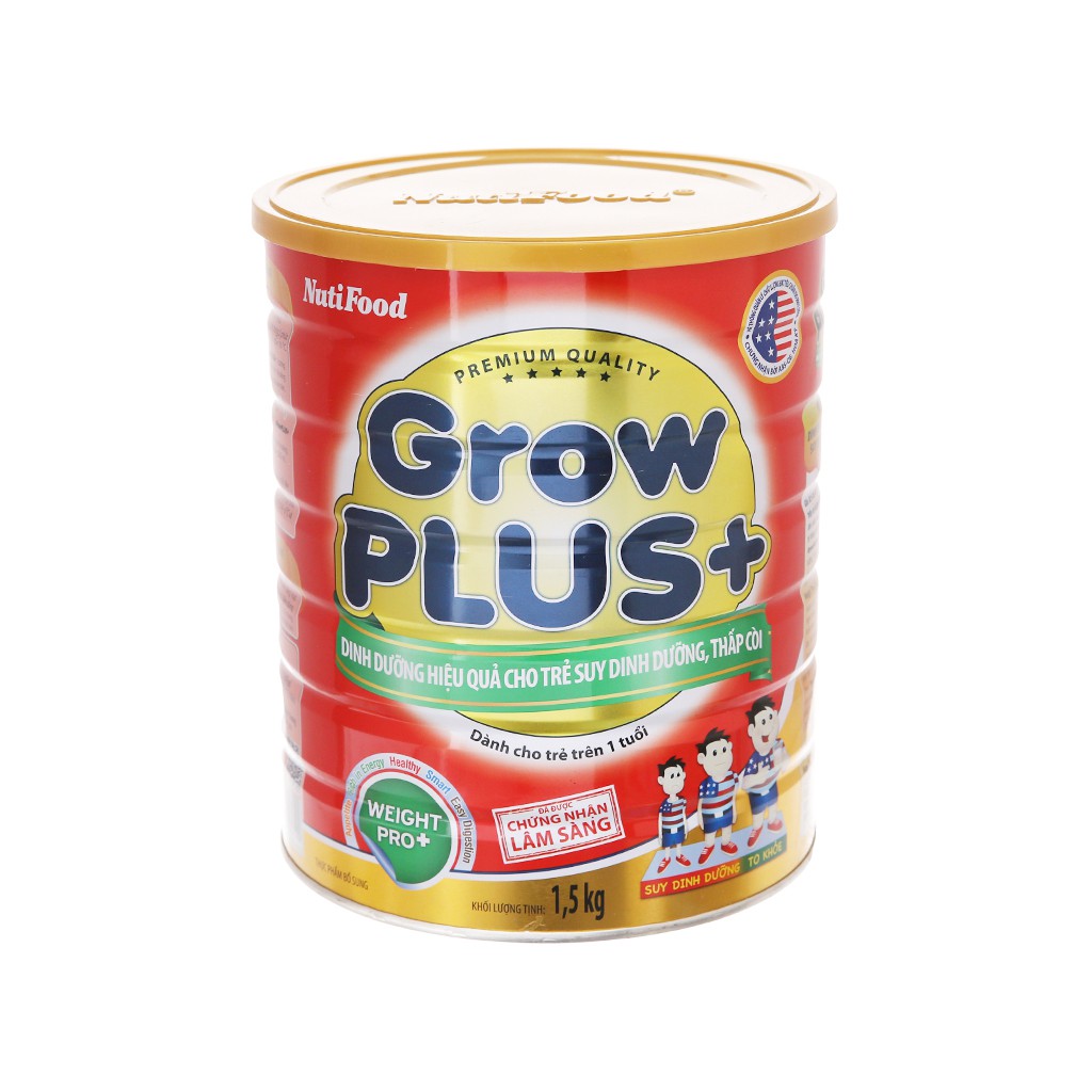 Sữa bột grow+ plus đỏ - suy dinh dưỡng lon 1,5kg