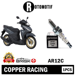 Bugi đồng chuyên dụng cho xe honda vario 125 150 brisk ar12c