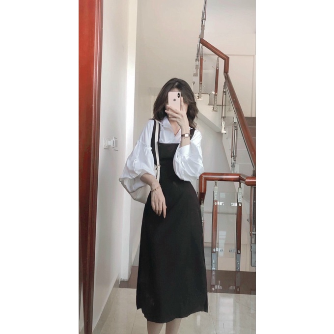 SET ĐẦM YẾM MIDI + SOMI TRẮNG TAY PHỒNG 215k