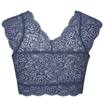 Áo lót nữ - Áo Bra Không Gọng Ren Dây To Bản Dáng Croptop Mặc Đi Biển Đi Chơi BR028