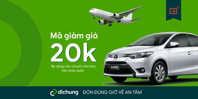 Toàn Quốc [E-Voucher] Mã giảm giá Taxi đưa đón sân bay trên toàn quốc