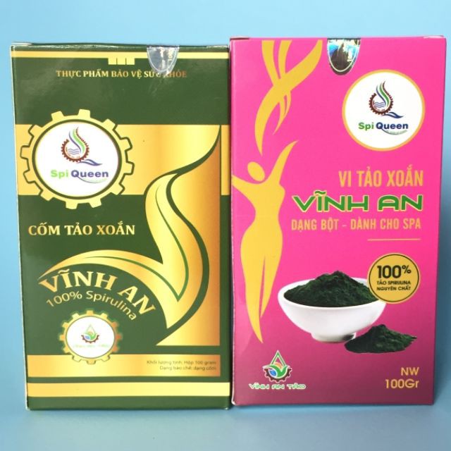 Tảo Xoắn Nano Vĩnh An - Dùng Cấy Tảo Tại Spa