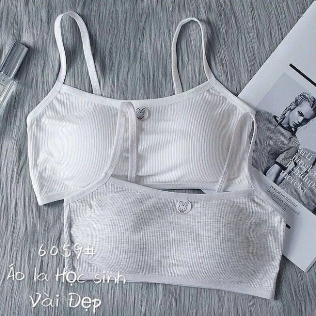 Áo bra học sinh - Áo lá học sinh cotton tăm 6059 loại đẹp | BigBuy360 - bigbuy360.vn