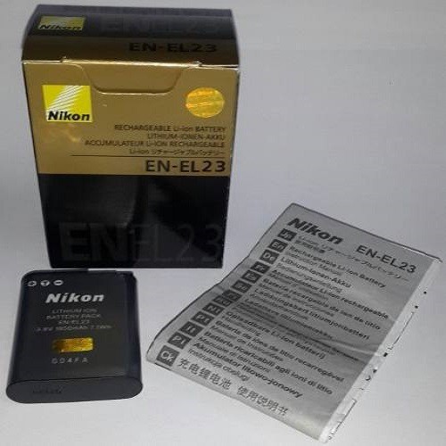 Bộ pin sạc thay thế 1 Pin 1 Sạc máy ảnh Nikon EN-EL23