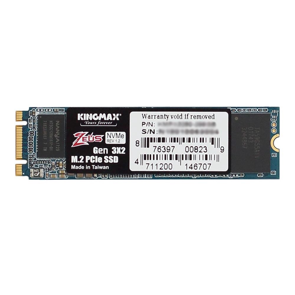 SSD M.2 PCIe 256G KINGMAX ZEUS PX3280 NVMe Chính hãng