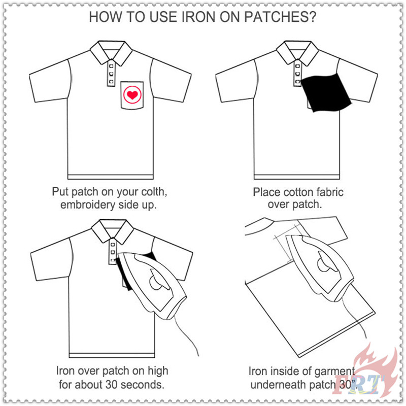 1 Sticker Ủi Thêu Hình Rô Bốt