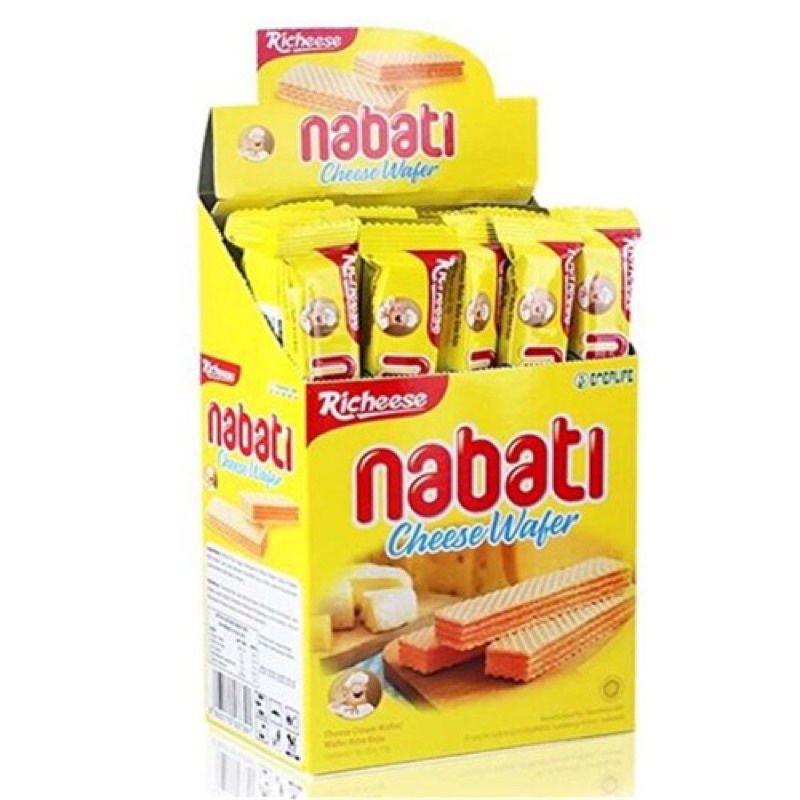 Bánh Xốp Vị Phô Mai Richeese Nabati Cheese Wafer Hộp 150g