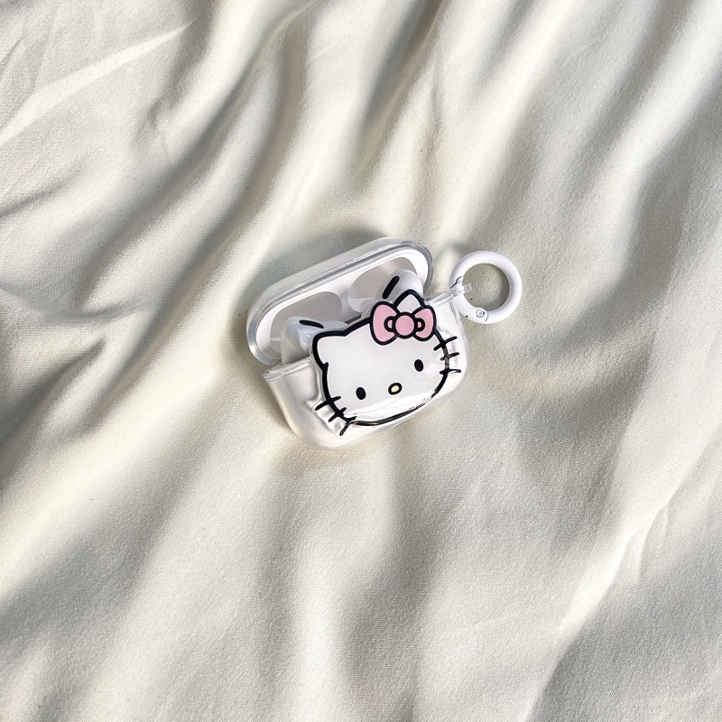 Vỏ Bọc Silicone Hello Kitty Nhiều Mẫu Mã Cho Hộp Sạc Tai Nghe Airpods pro 2 hellokitty