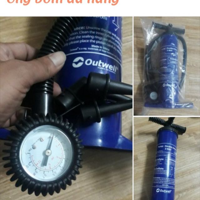 Bơm bể bơi,  bong bóng.. đa năng cao áp thổi hút  2 chiều Outwell Pump