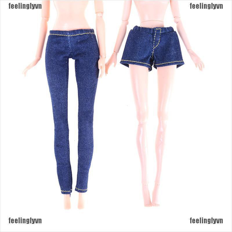 ❤TOP❤ Quần jeans dài lưng cao thời trang cho búp bê tỉ lệ 1 / 6 ❤YO