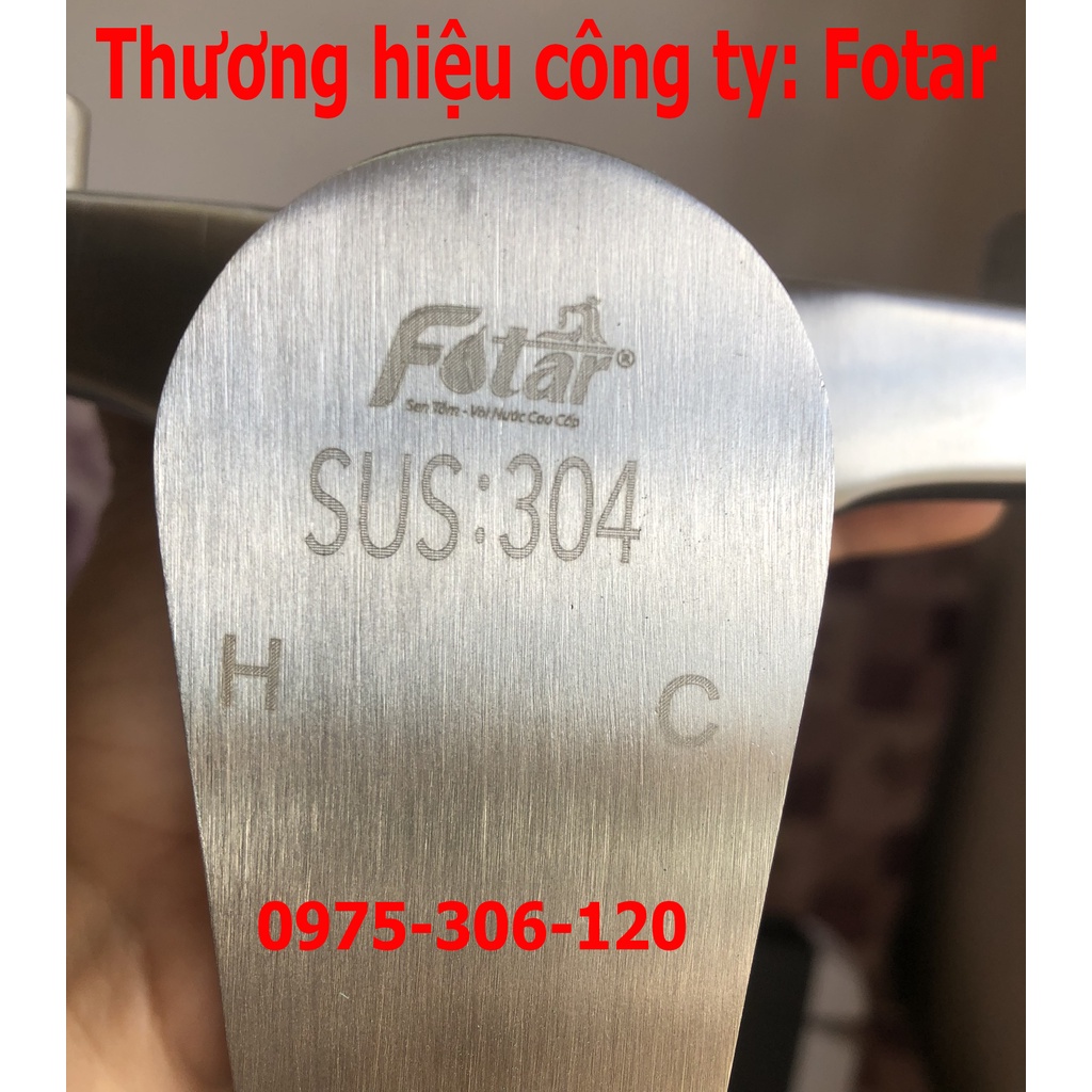 [ĐẢM BẢO 100% INOX 304] Củ Sen Tắm NÓNG LẠNH INOX 304 N2002 Fotar và tay sen và dây sen CỦ BÈ TRÒN