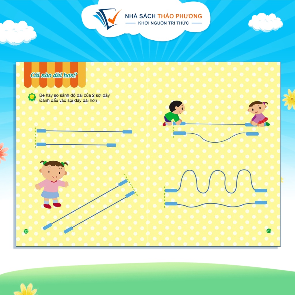 Sách - Toán Tư Duy - Trò chơi toán học - Dành cho trẻ em từ 3-4 tuổi. Học mà chơi, chơi mà học
