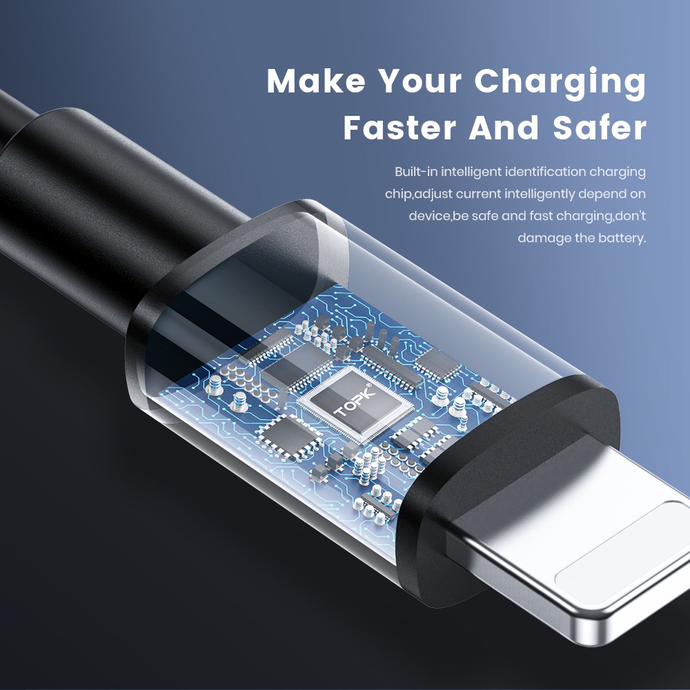 Dây Cáp Sạc Chất Lượng Cao Topk AN02 Micro USB Type C