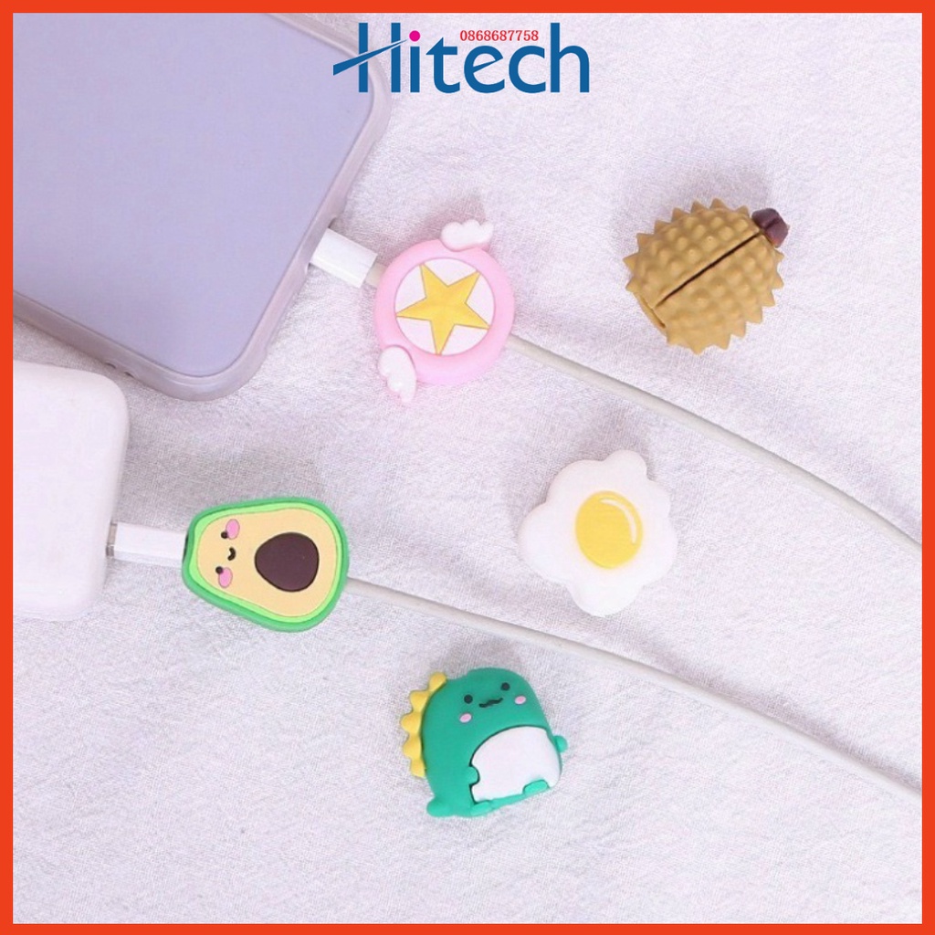 Bảo Vệ Dây Sạc Chống Gãy Đầu Sạc Hình Thú Ngộ Nghĩnh