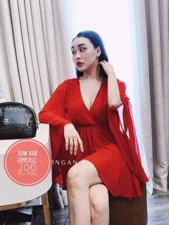 JUM BIGSIZE cánh dơi nhún eo 65-80kg