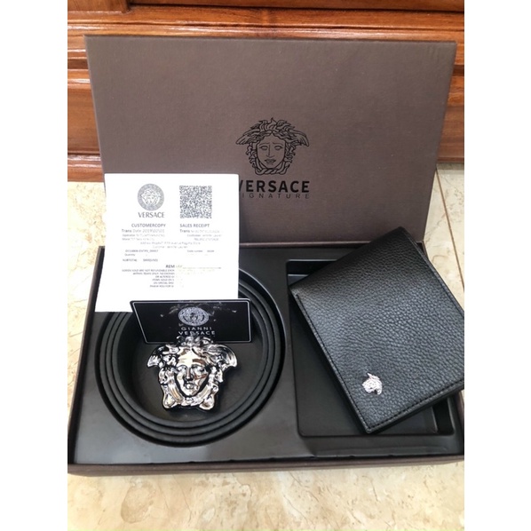 set thắt lưng versac tặng kèm ví fullbox túi giấyFreeship
