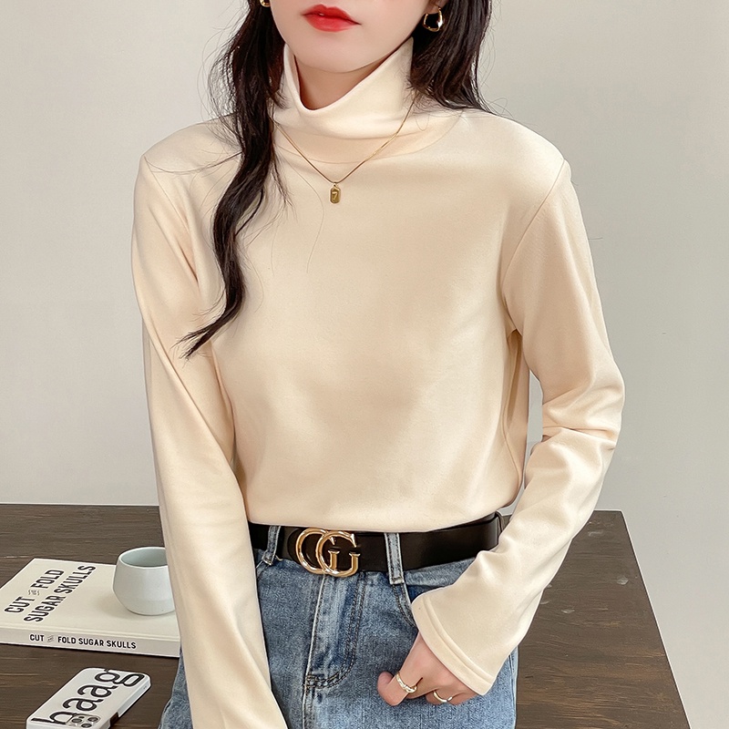 NRVP Áo Thun Nữ Dài Tay Dáng Rộng Phong Cách Hàn Quốc Thời Trang Mùa Đông 2023