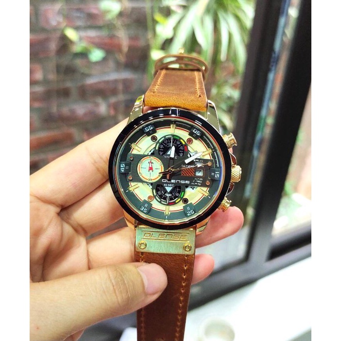 Đồng Hồ Dây Da Cao Cấp Olense Chống Nước Chống Xước, Đẳng Cấp Thời Trang Phù Hợp Mọi Lứa Tuổi [ Bảo Hành 3 Năm ] | BigBuy360 - bigbuy360.vn