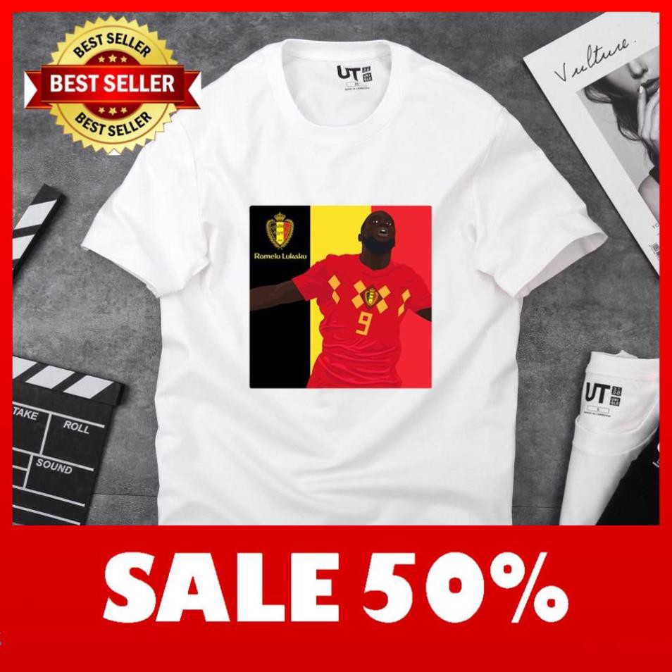 [SALE SỐC] Áo Thun In Hình Romelu Lukaku Mã 01 - Áo In Hình Cầu Thủ Bóng Đá