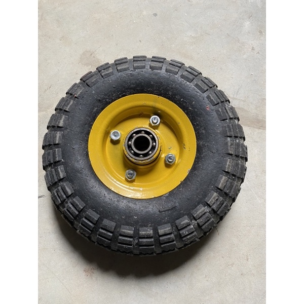 Bánh Xe Đẩy Hàng Đường kính 25cm x5cm [ Kèm 2 Vòng Bi 6203 {