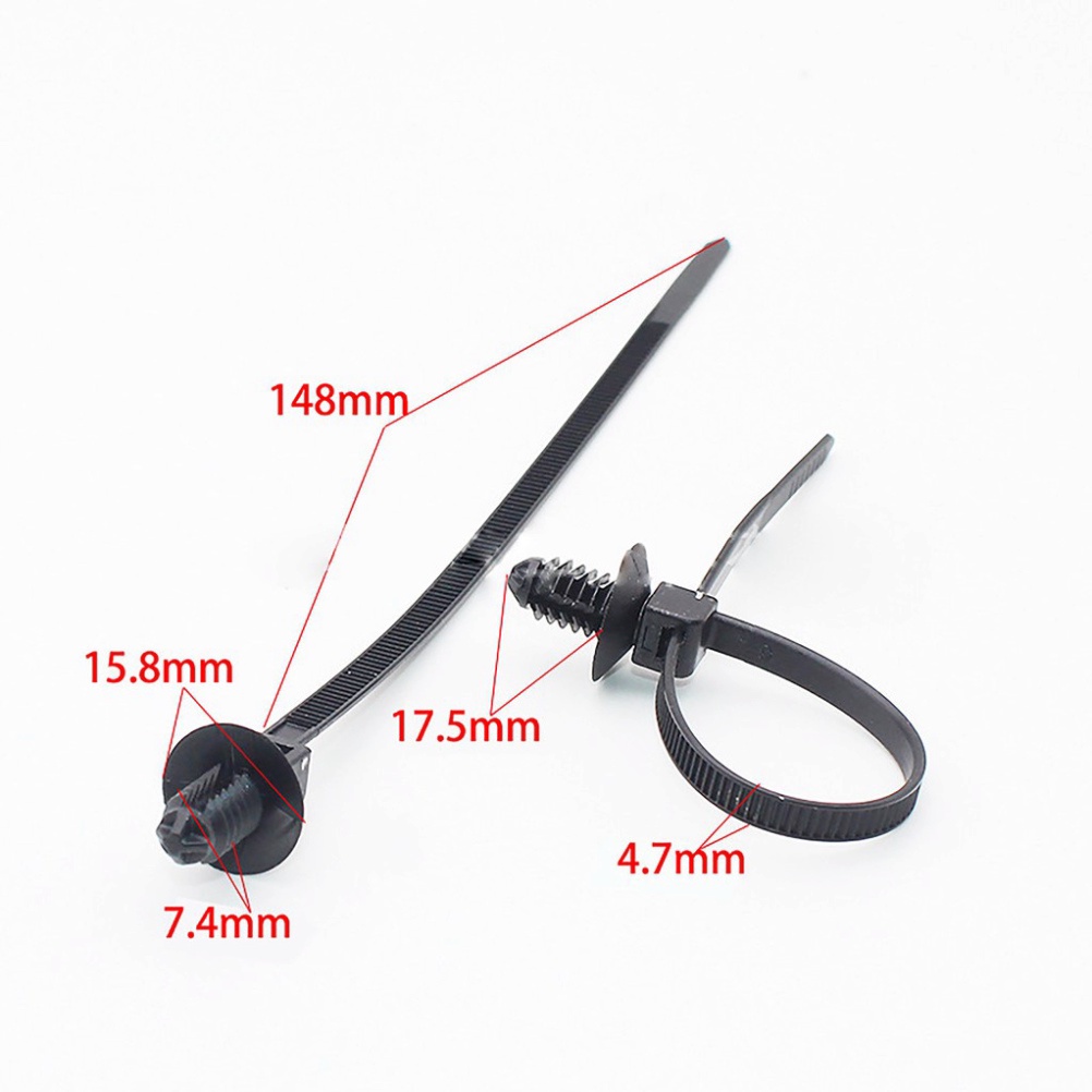 Dây nhựa, dây rút cài dây điện xe ô tô