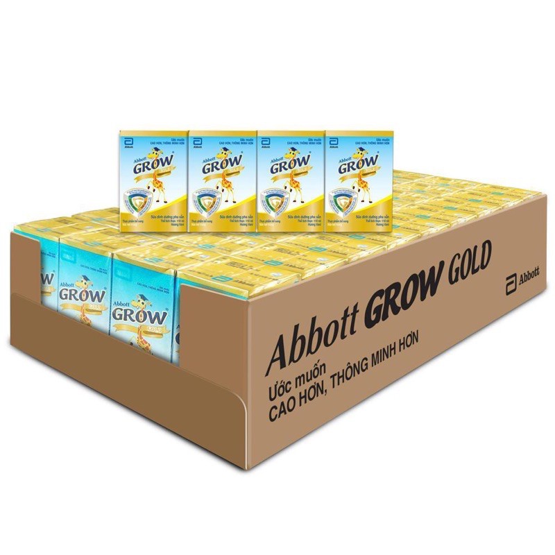 Thùng 36 hộp sữa bột pha sẵn Abbott grow 110ml