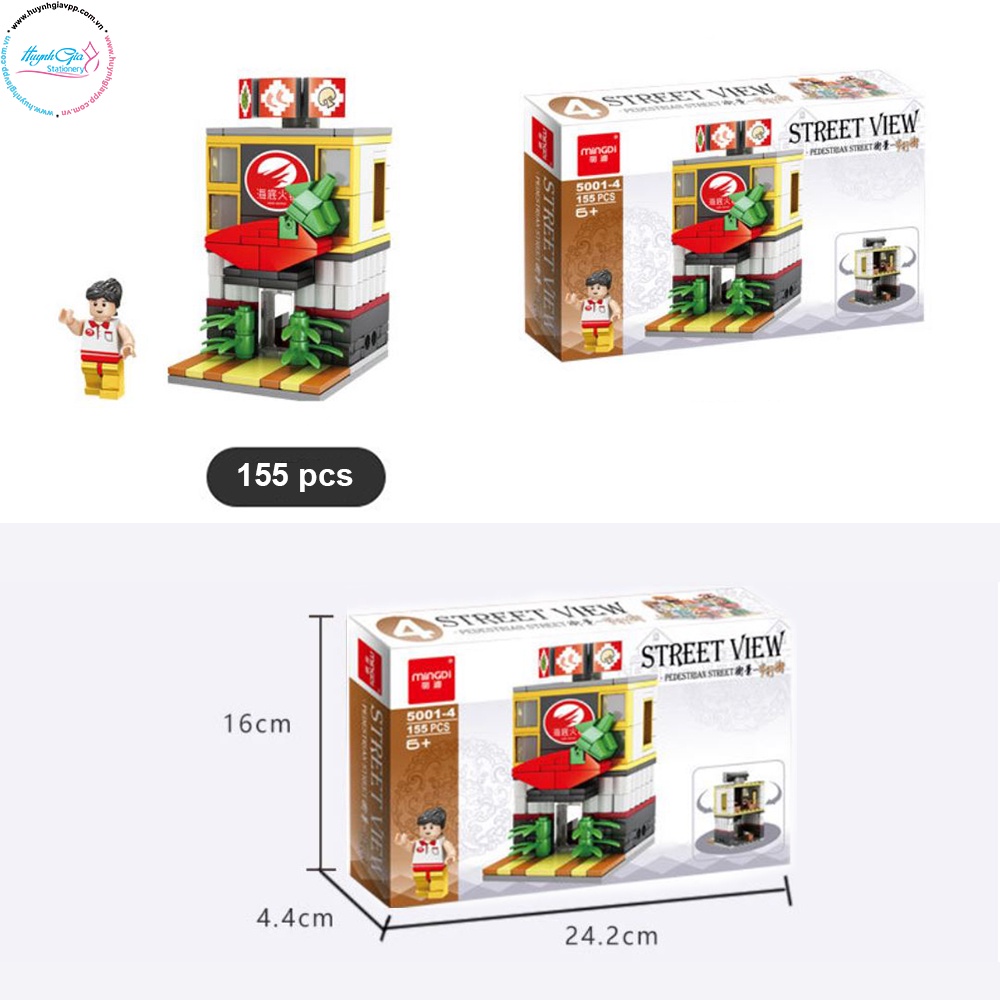 Đồ chơi lắp ráp mô hình cửa hàng kinh doanh