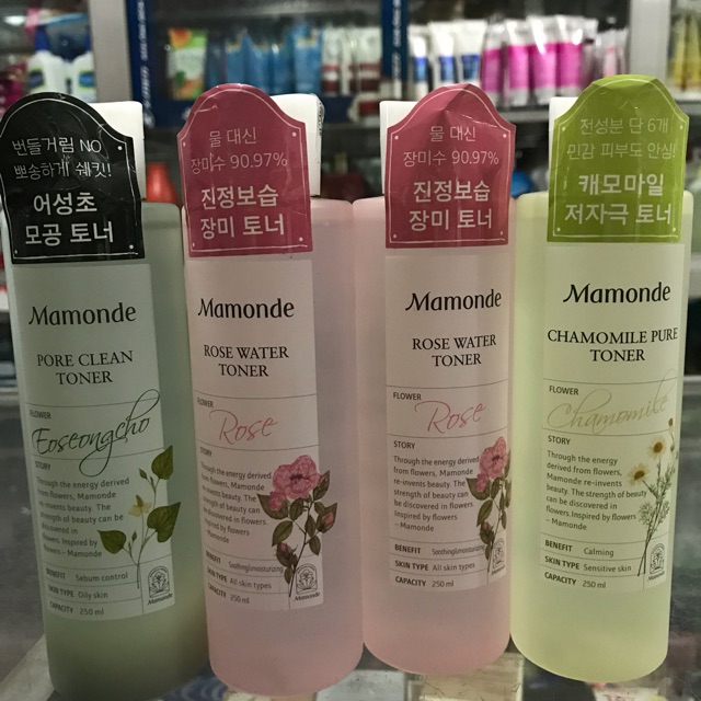 Nước Hoa Hồng Se Khít Lỗ Chân Lông Mamonde Pore Clean Toner (Mới 2018)