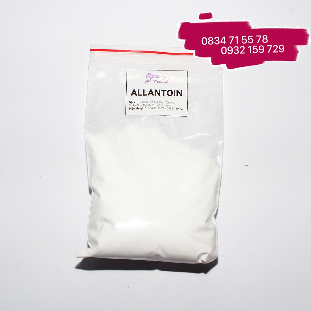 Chất Allatoin (100g) nguyên liệu làm mỹ phẩm