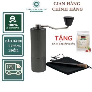 Máy xay cà phê cầm tay Timemore Chestnut C2,khung hợp kim nhôm, trục Polycarbonate siêu cứng, 3 màu, cho dã ngoại.