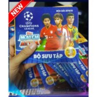 🔔(Mua 5 tặng 1) Album Poca Match Attax Mùa 2019/2020. Xả kho