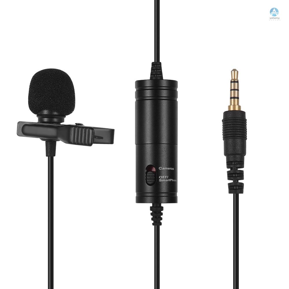 Micro Mini Kẹp Áo Có Dây Cho iPhone iPad Android Điện Thoại Máy Ảnh DSLR PC Laptop