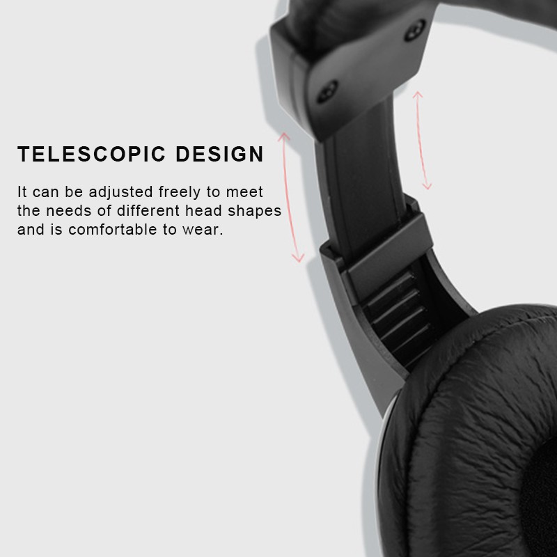 Tai Nghe Trùm Đầu Chơi Game Có Dây Chuẩn 3.5mm Kèm Mic