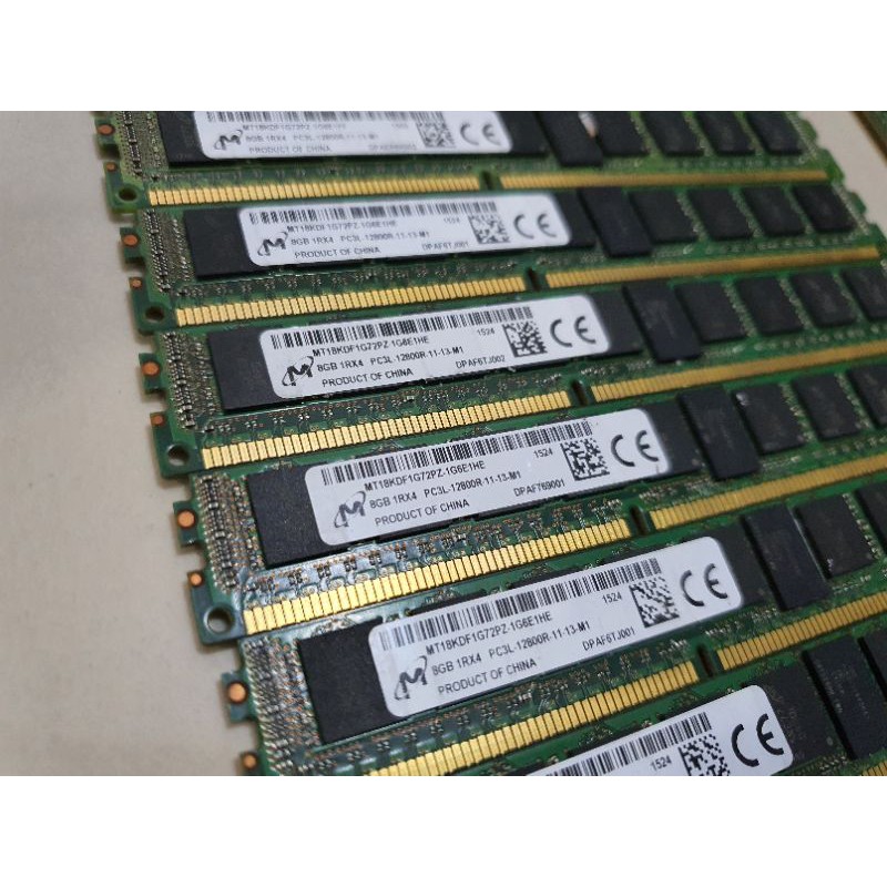 Thẻ Nhớ 8gb Ddr3 Pc3l 12800r Ecc Rdimm Sun Lenovo Dell