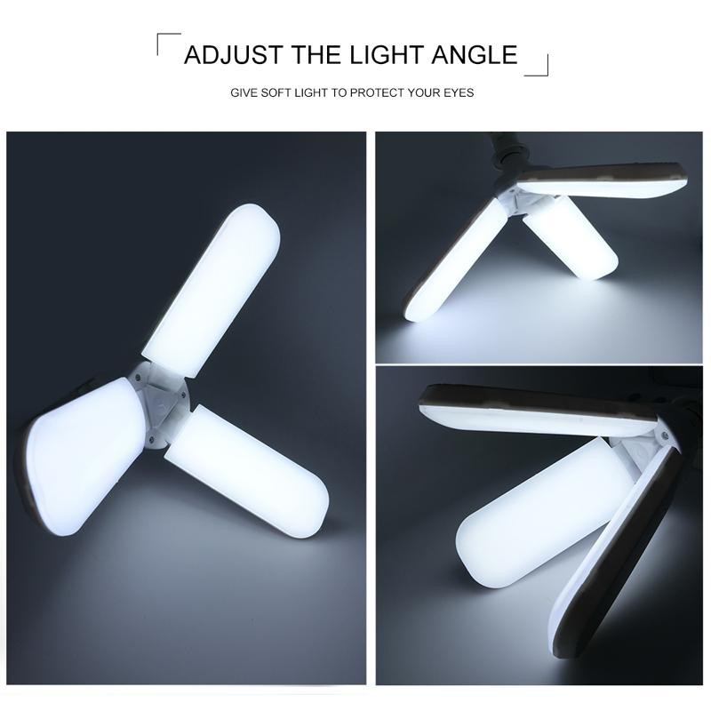 Bóng đèn led 45W hình quạt siêu sáng, có thể điều chỉnh góc độ ánh sáng