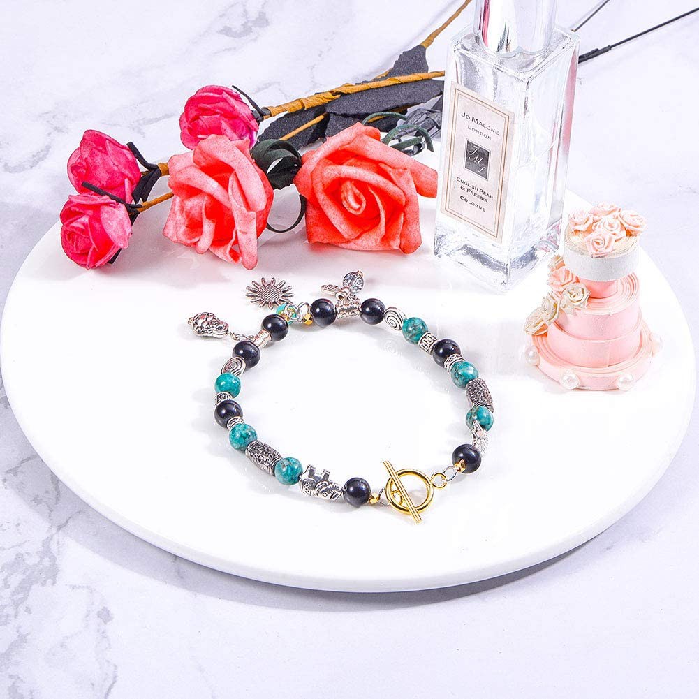 1~10 Set móc nhẫn BENECREAT bằng thép không gỉ 304 mạ màu