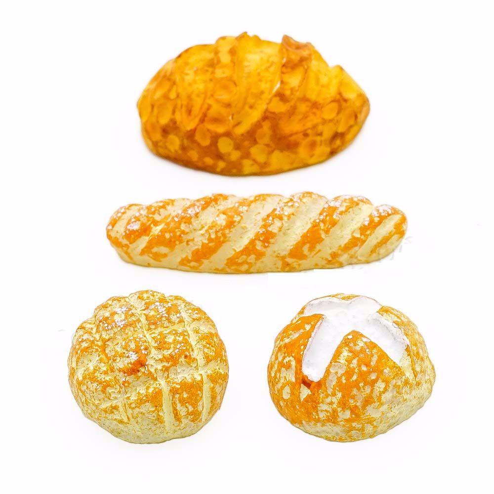 Bộ 4 Bánh Mì Đồ Chơi Tỉ Lệ 1 / 12 Dành Cho Bé