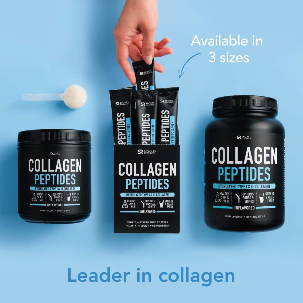 [Date Mới] Collagen peptides, Bột Collagen thuỷ phân USA Chống Lão Hoá, Đẹp Da Tóc,Cơ Xương Khớp GYM-KETO, Hộp 500gam