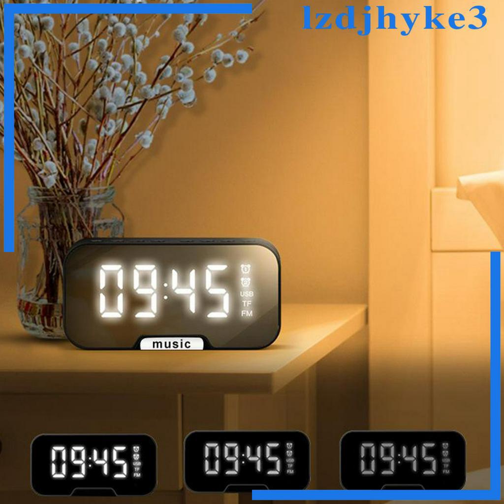 Loa Bluetooth Không Dây Tích Hợp Đồng Hồ Báo Thức Kỹ Thuật Số Tích Hợp FM Radio lzdjhyke3 Enjoylife