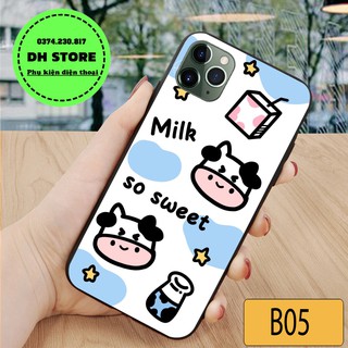 ỐP LƯNG IPHONE - Ốp lưng điện thoại in hình BÒ SỮA cute dành cho full dòng IPHONE (từ IPHONE 6 - IPHONE 12 PRO MAX).
