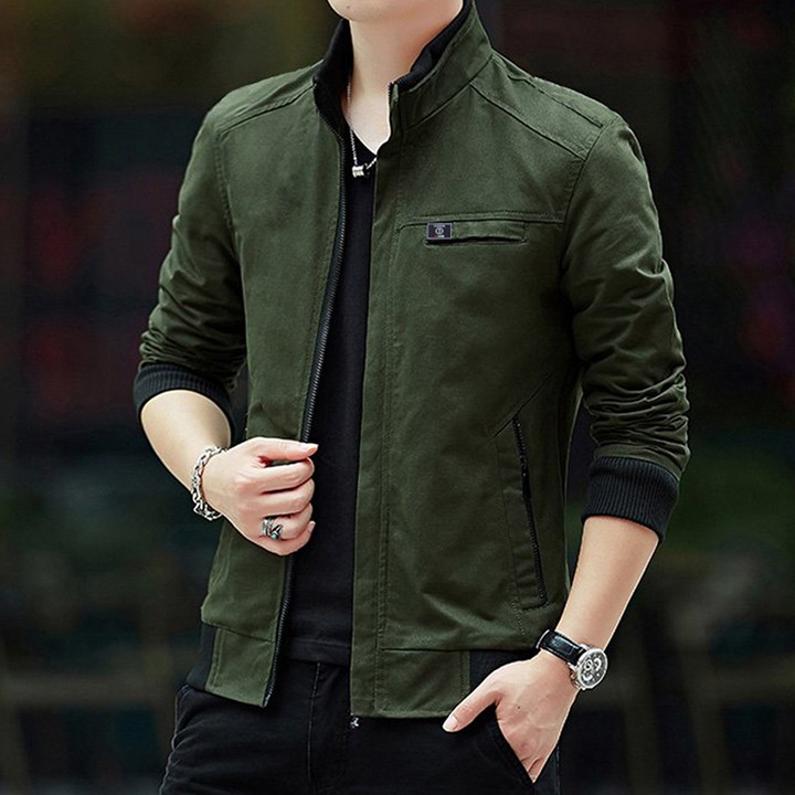 Áo Khoác Kaki Nam Cao Cấp- Không Ra Màu