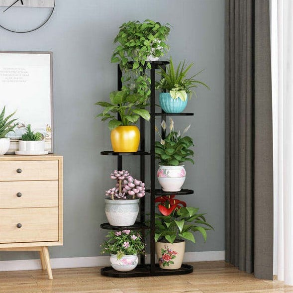 Kệ để cây Nội Thất Thành Luân được làm bằng sắt sơn tĩnh điện cao 1m1