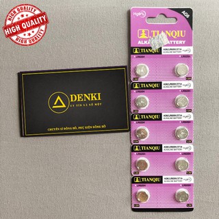 Vỉ pin 10 viên TIANQIU AG6 LR920 371 L921 LR69 SR920SW 920 1.55V