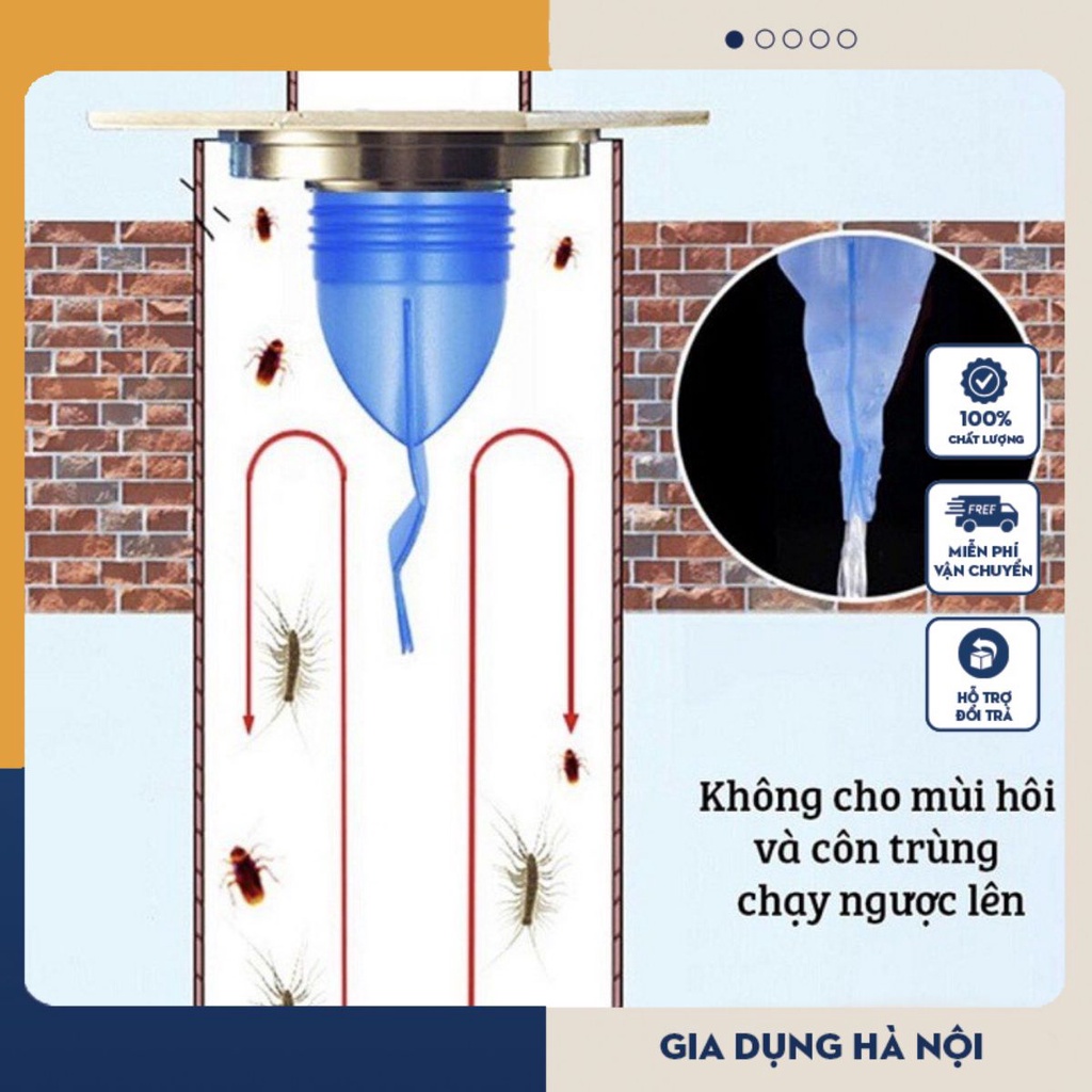 [Có Sẵn Hàng] Silico chặn mùi hôi cống thoát sàn - Silicon thoát sàn chống mùi hôi, côn trùng...