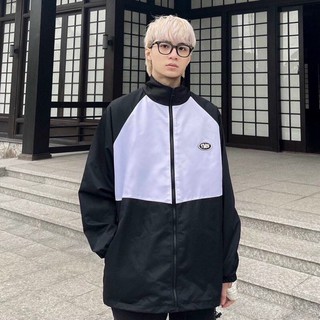 Áo Khoác Dù Thể Thao Dáng Rộng In Chữ TMS Hàn Quốc Trẻ Trung - Shop3nunisex