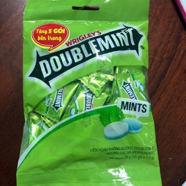 Kẹo Ngậm Doublemint hương bạc hà