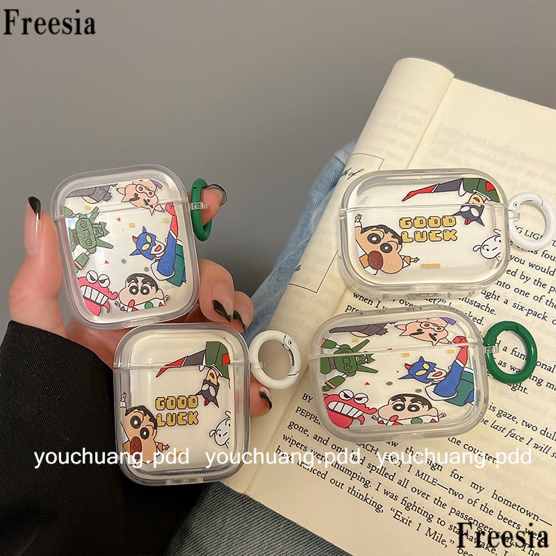Vỏ Bảo Vệ Hộp Sạc Tai Nghe Bluetooth airpods Pro / 2 / 2 Chống Sốc Hình Cậu Bé Bút Chì / Cậu Bé Bút Chì K0L0
