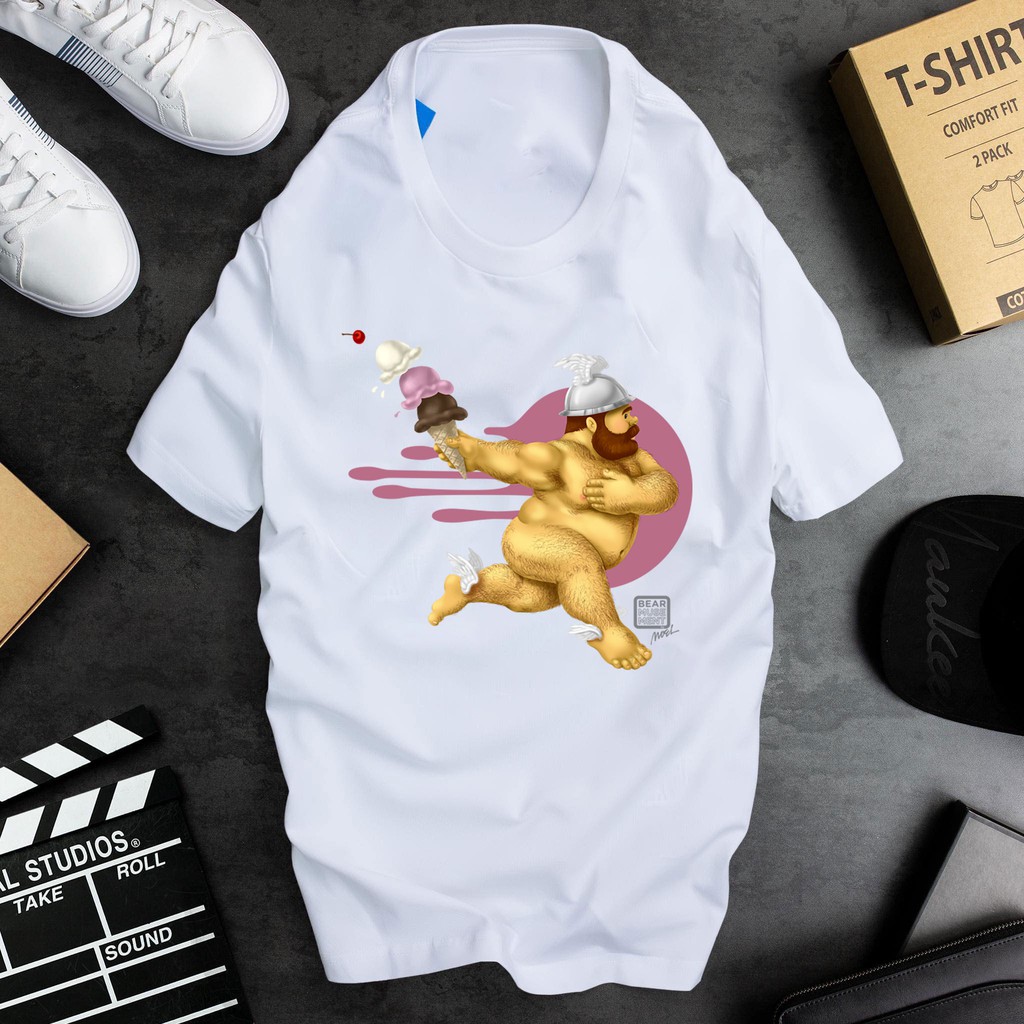 ÁO THUN NAM NỮ GẤU BEAR MẪU MỚI VẢI ĐẸP IN HÌNH CUTE HOT HOT HOT - 130699
