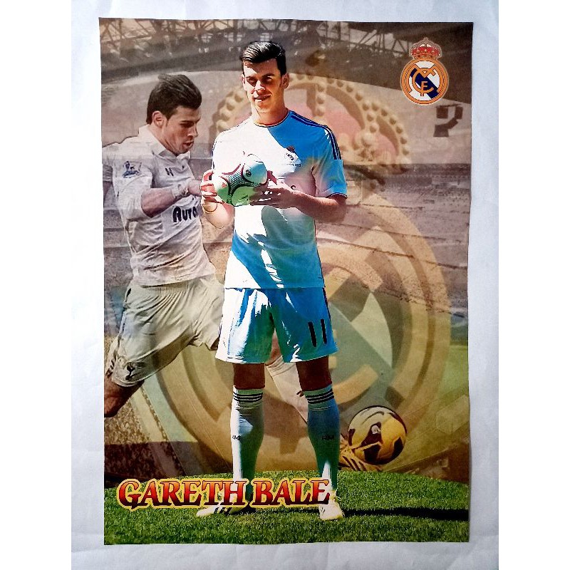 Áp Phích Hình Gareth Bale Real Madrid Kích Thước 50x70cm