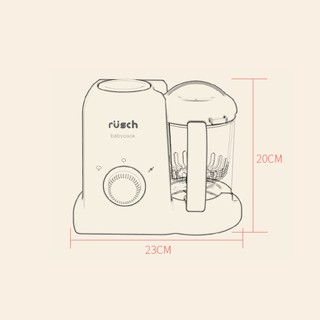 Máy hấp và xay thức ăn cho bé Rush